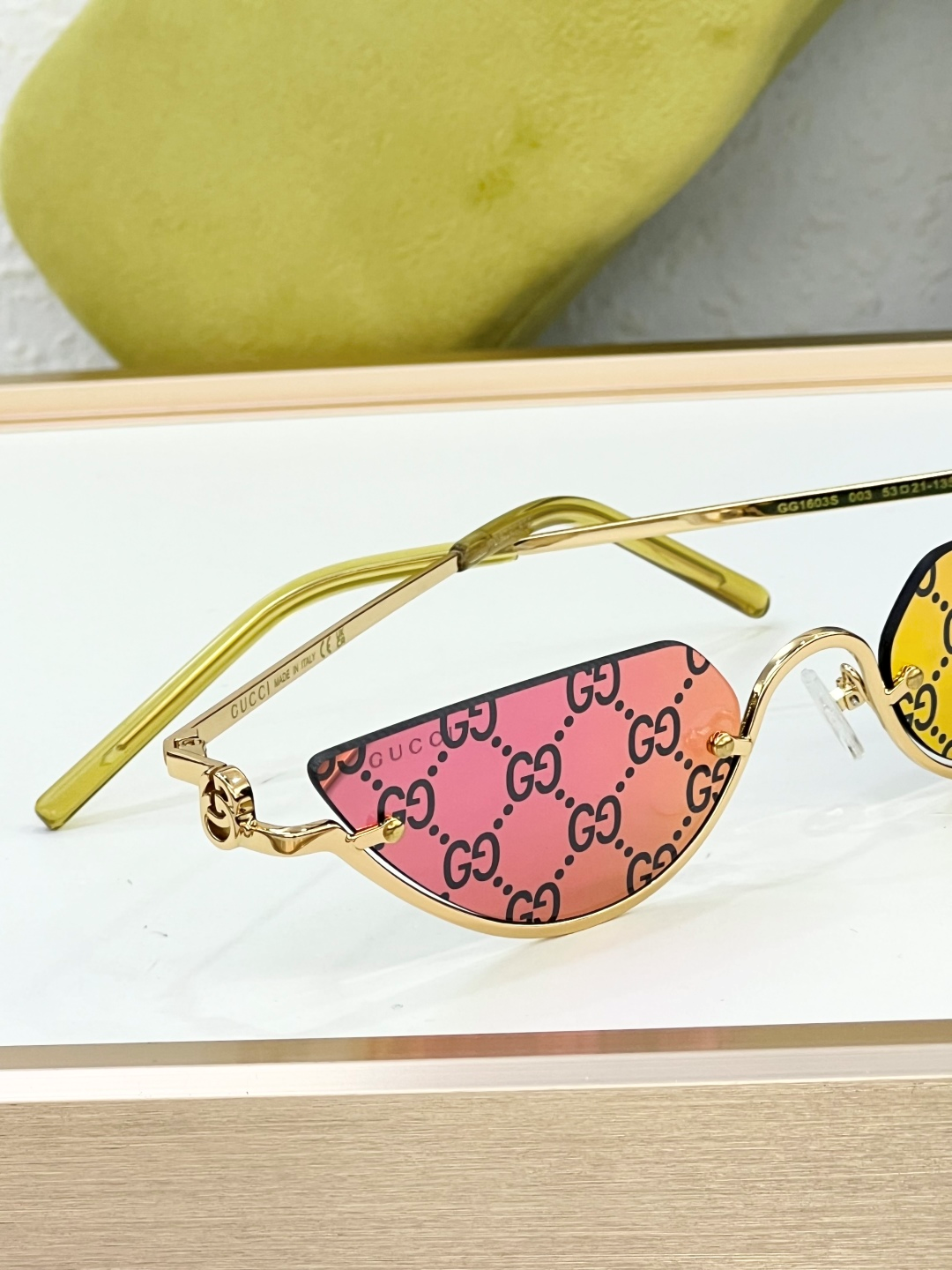 Gucc* MODEL:GG1603S SUN GLASS IN STOCK