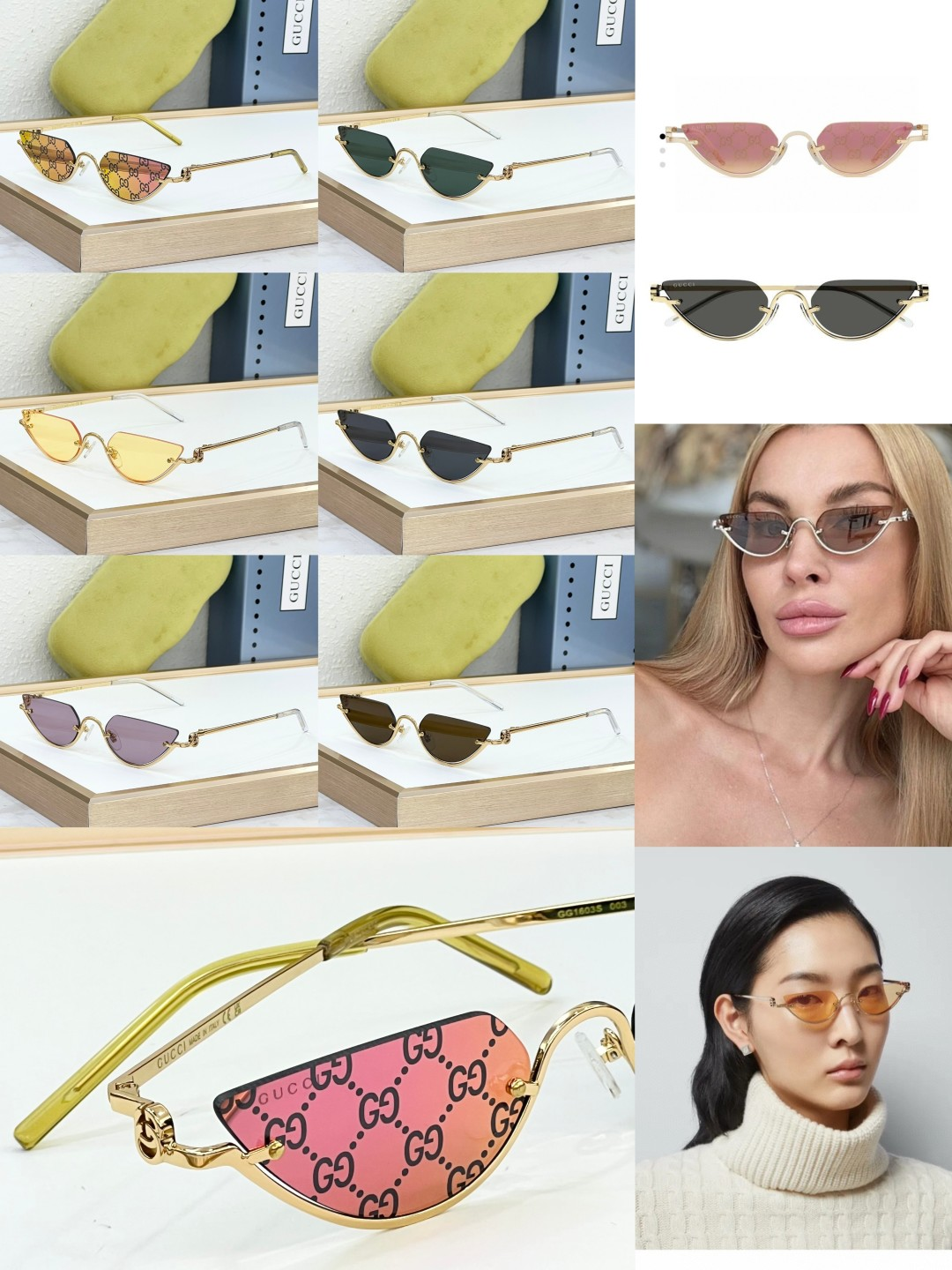 Gucc* MODEL：GG1603S SUN GLASS IN STOCK